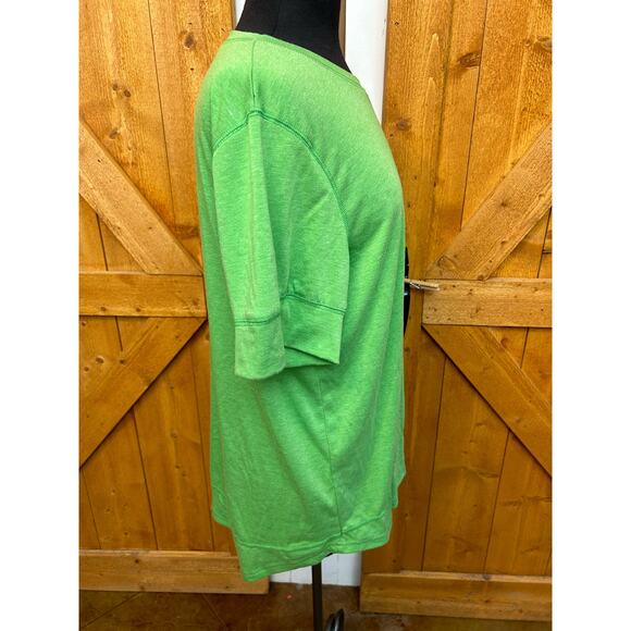 Women's Large Green Casual Shirt - Picture 4 of 5